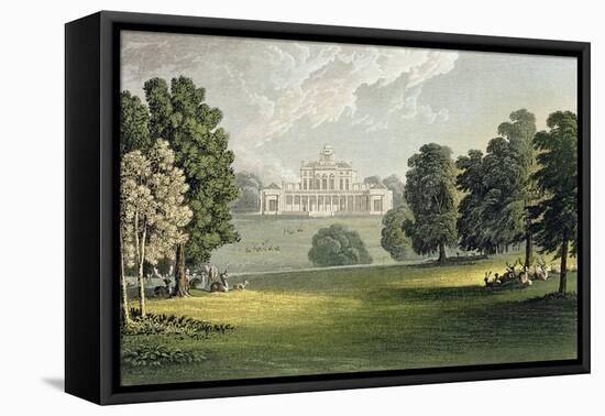 Stoke Park, from Ackermann's "Repository of Arts", Published circa 1826-John Gendall-Framed Stretched Canvas