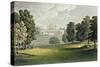 Stoke Park, from Ackermann's "Repository of Arts", Published circa 1826-John Gendall-Stretched Canvas