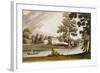 Stoke Place, from Ackermann's 'Repository of Arts', Published C.1826-John Gendall-Framed Giclee Print