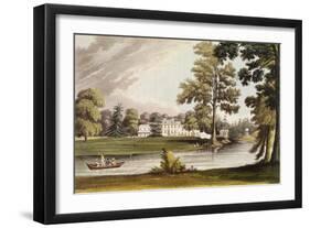 Stoke Place, from Ackermann's 'Repository of Arts', Published C.1826-John Gendall-Framed Giclee Print