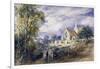 'Stoke Poges Church', Buckinghamshire, 1833-John Constable-Framed Giclee Print