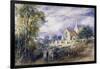 'Stoke Poges Church', Buckinghamshire, 1833-John Constable-Framed Giclee Print