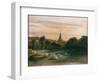 Stoke Poges Church (Oil on Panel) (Recto of 261372)-Thomas Churchyard-Framed Giclee Print