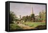 Stoke Poges Church-Jasper Francis Cropsey-Framed Stretched Canvas