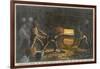 Stokers at Work in the Hold of a Coal-Burning Steamship-Adolf Bock-Framed Art Print