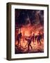 Stokers Feeding the Fires of HMS Kent While Chasing and Sinking the Nurnberg-null-Framed Giclee Print