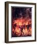 Stokers Feeding the Fires of HMS Kent While Chasing and Sinking the Nurnberg-null-Framed Giclee Print