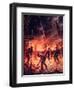 Stokers Feeding the Fires of HMS Kent While Chasing and Sinking the Nurnberg-null-Framed Giclee Print