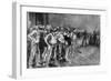 Stokers Wait on the Deck Hoping to Board Lifeboats-null-Framed Art Print