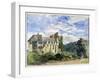 Stokesay Castle and Abbey-David Cox-Framed Giclee Print