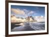 Stokksnes Blue Sky-Philippe Manguin-Framed Photographic Print