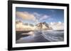 Stokksnes Blue Sky-Philippe Manguin-Framed Photographic Print