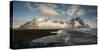 Stokksnes Mountain And Beach-Philippe Manguin-Stretched Canvas