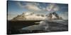 Stokksnes Mountain And Beach-Philippe Manguin-Stretched Canvas