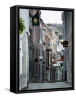Stokstraat (Stok Street), Maastricht, Limburg, the Netherlands, Europe-Emanuele Ciccomartino-Framed Stretched Canvas