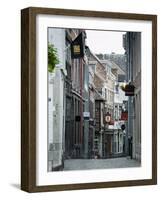 Stokstraat (Stok Street), Maastricht, Limburg, the Netherlands, Europe-Emanuele Ciccomartino-Framed Photographic Print