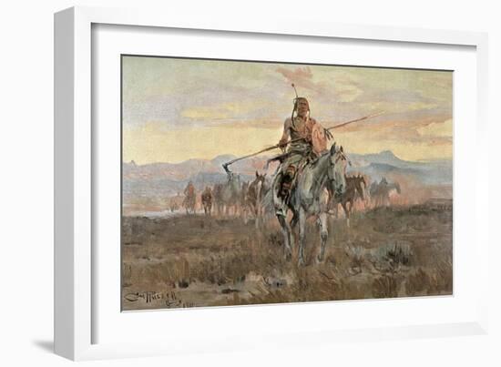 Stolen Horses, 1911-Charles Marion Russell-Framed Giclee Print