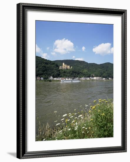 Stolzenfels Castle, Near Koblenz, Rhine Valley, Germany-Hans Peter Merten-Framed Photographic Print