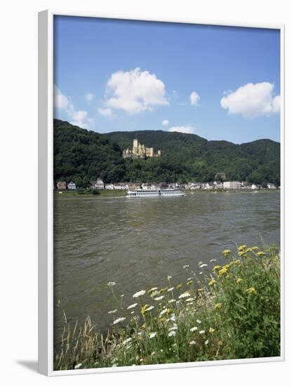 Stolzenfels Castle, Near Koblenz, Rhine Valley, Germany-Hans Peter Merten-Framed Photographic Print