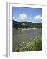 Stolzenfels Castle, Near Koblenz, Rhine Valley, Germany-Hans Peter Merten-Framed Photographic Print