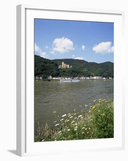 Stolzenfels Castle, Near Koblenz, Rhine Valley, Germany-Hans Peter Merten-Framed Photographic Print