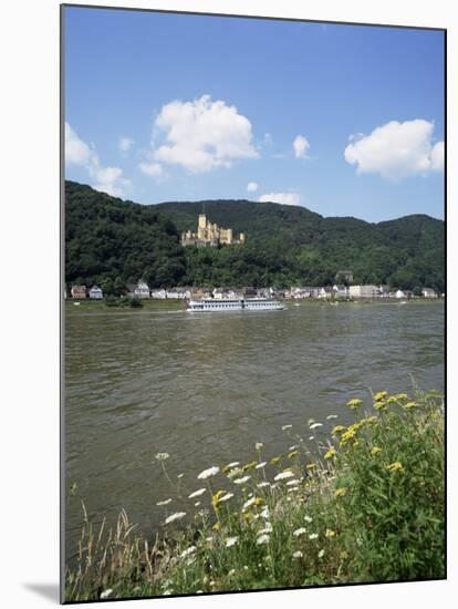 Stolzenfels Castle, Near Koblenz, Rhine Valley, Germany-Hans Peter Merten-Mounted Photographic Print