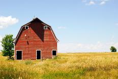 Abandoned Farm in Nebraska-StompingGirl-Stretched Canvas