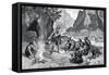 Stone Age Art-G.F. Scott Elliot-Framed Stretched Canvas