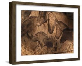 Stone-age Cave Paintings, Chauvet, France-Javier Trueba-Framed Photographic Print