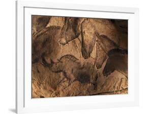 Stone-age Cave Paintings, Chauvet, France-Javier Trueba-Framed Photographic Print