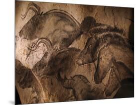 Stone-age Cave Paintings, Chauvet, France-Javier Trueba-Mounted Photographic Print