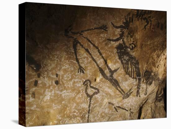 Stone-age Cave Paintings, Lascaux, France-Javier Trueba-Stretched Canvas