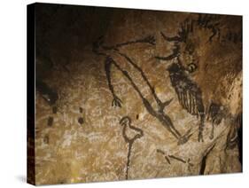 Stone-age Cave Paintings, Lascaux, France-Javier Trueba-Stretched Canvas