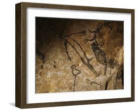 Stone-age Cave Paintings, Lascaux, France-Javier Trueba-Framed Photographic Print