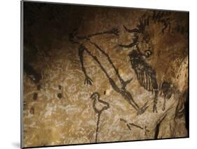 Stone-age Cave Paintings, Lascaux, France-Javier Trueba-Mounted Photographic Print