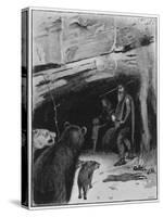 Stone Age Eviction, Aldin-Cecil Aldin-Stretched Canvas