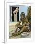 Stone Age Man-Ron Embleton-Framed Giclee Print