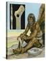 Stone Age Man-Ron Embleton-Stretched Canvas