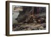 Stone age people-Erik Theodor Werenskiold-Framed Giclee Print