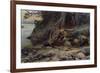 Stone age people-Erik Theodor Werenskiold-Framed Giclee Print