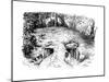 Stone Age Tumulus Containing Two Chambers, Rodding, Denmark, 1913-null-Mounted Giclee Print