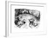 Stone Age Tumulus Containing Two Chambers, Rodding, Denmark, 1913-null-Framed Giclee Print