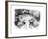 Stone Age Tumulus Containing Two Chambers, Rodding, Denmark, 1913-null-Framed Giclee Print