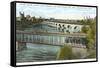 Stone Arch Bridge, Minneapolis, Minnesota-null-Framed Stretched Canvas