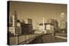 Stone Arch Bridge, Stpaul, Minneapolis, Minnesota, USA-Walter Bibikow-Stretched Canvas