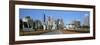 Stone Arch Bridge with Skyscrapers in the Background, Minneapolis, Minnesota, USA-null-Framed Photographic Print