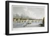 Stone Arched Bridge across the Tyne at Newcastle-Upon-Tyne, England, C1830-R Francis-Framed Giclee Print