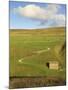 Stone Barn and Winding Track Near Keld, Yorkshire Dales National Park, Yorkshire, England-Neale Clarke-Mounted Photographic Print