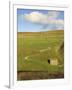 Stone Barn and Winding Track Near Keld, Yorkshire Dales National Park, Yorkshire, England-Neale Clarke-Framed Photographic Print