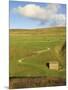 Stone Barn and Winding Track Near Keld, Yorkshire Dales National Park, Yorkshire, England-Neale Clarke-Mounted Photographic Print